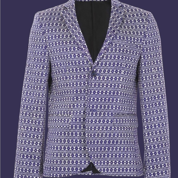 Topman Men’s Print Blazer Jacket - Picture 6 of 6